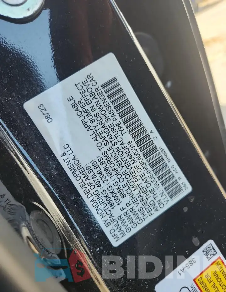 19UDE4H63RA009318 Photo# 12