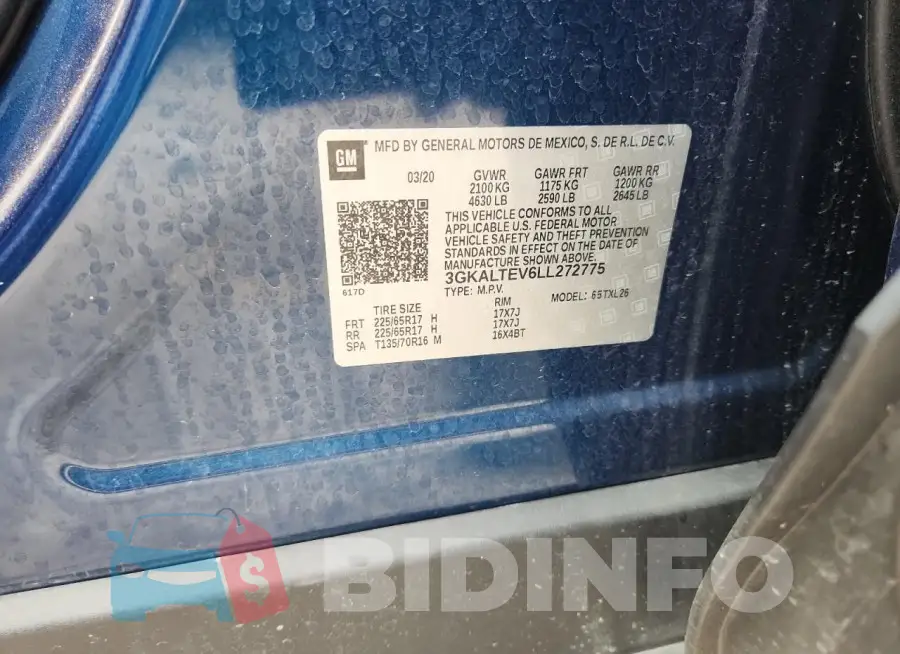 3GKALTEV6LL272775 Photo# 12
