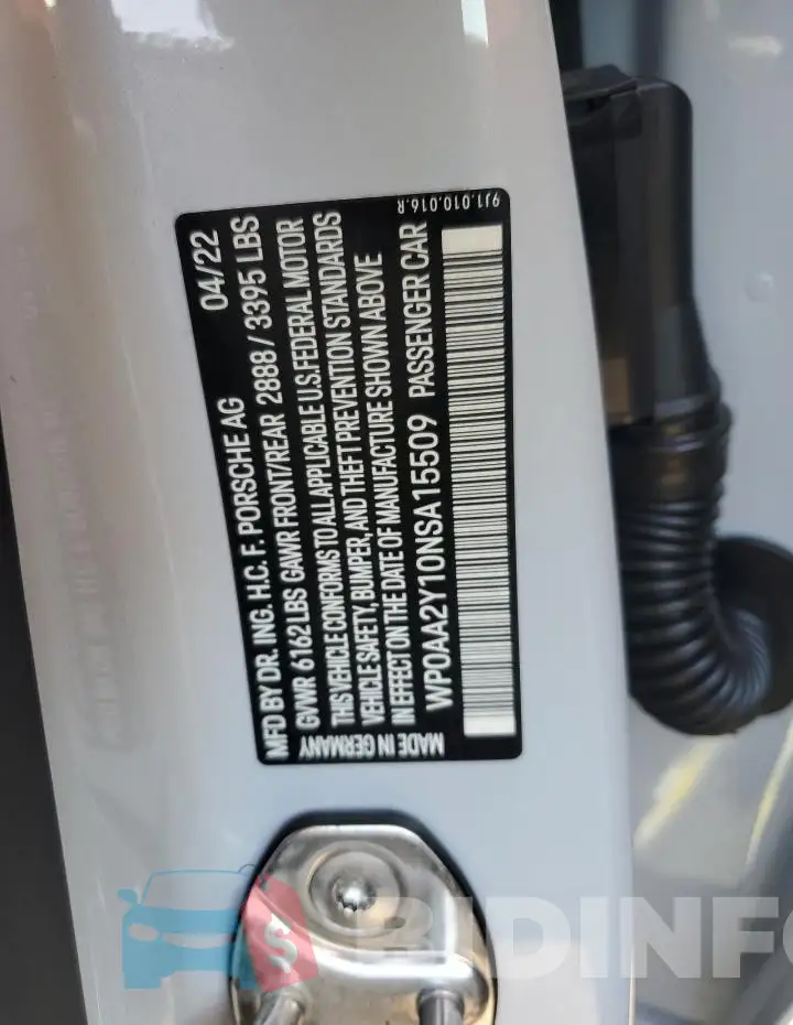 WP0AA2Y10NSA15509 Photo# 12
