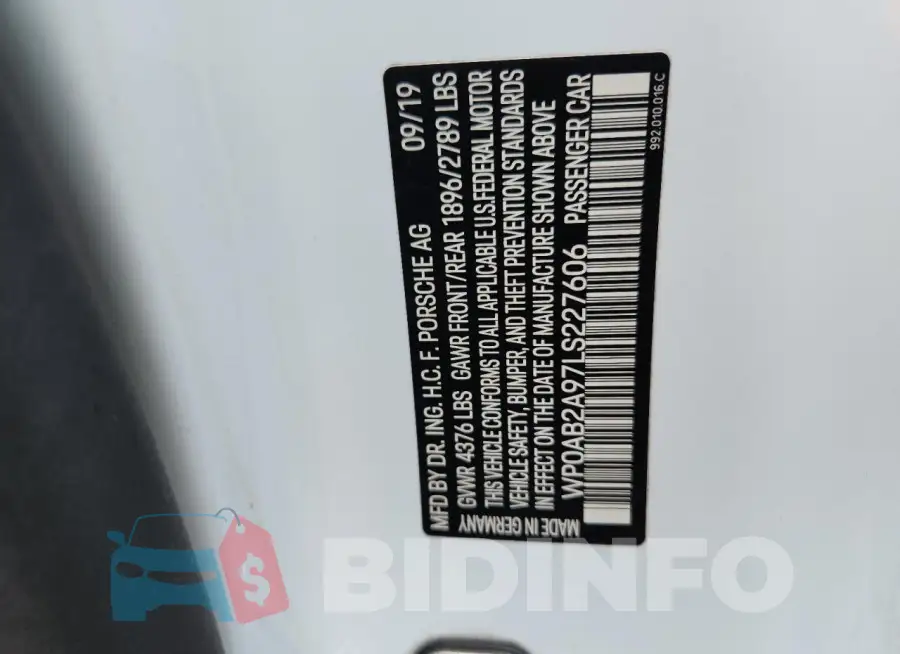 WP0AB2A97LS227606 Photo# 13