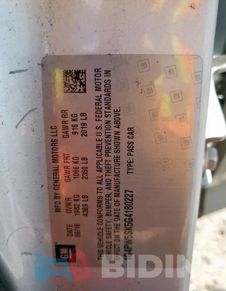 1G4PW5SK5G4180227 Photo# 13