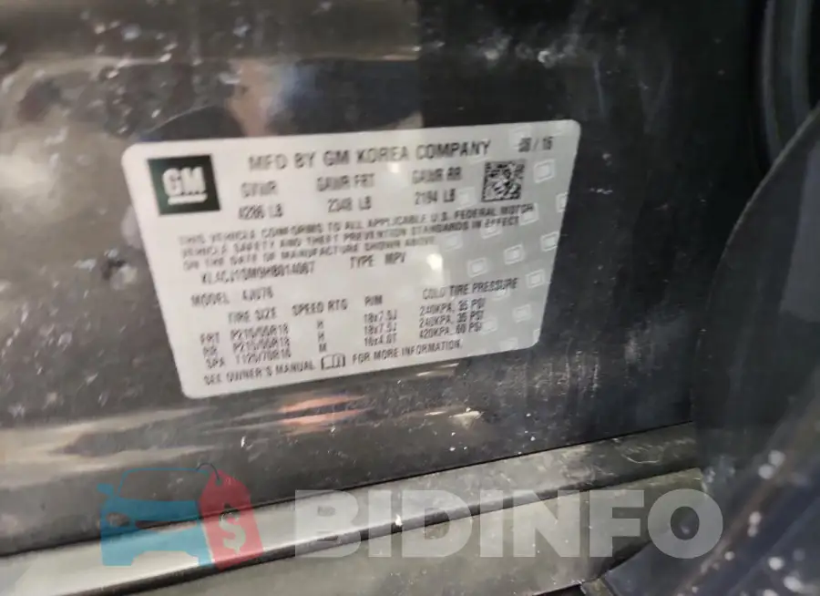 KL4CJ1SM9HB014067 Photo# 14