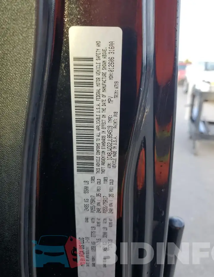 1C4BJWDG2JL854519 Photo# 13