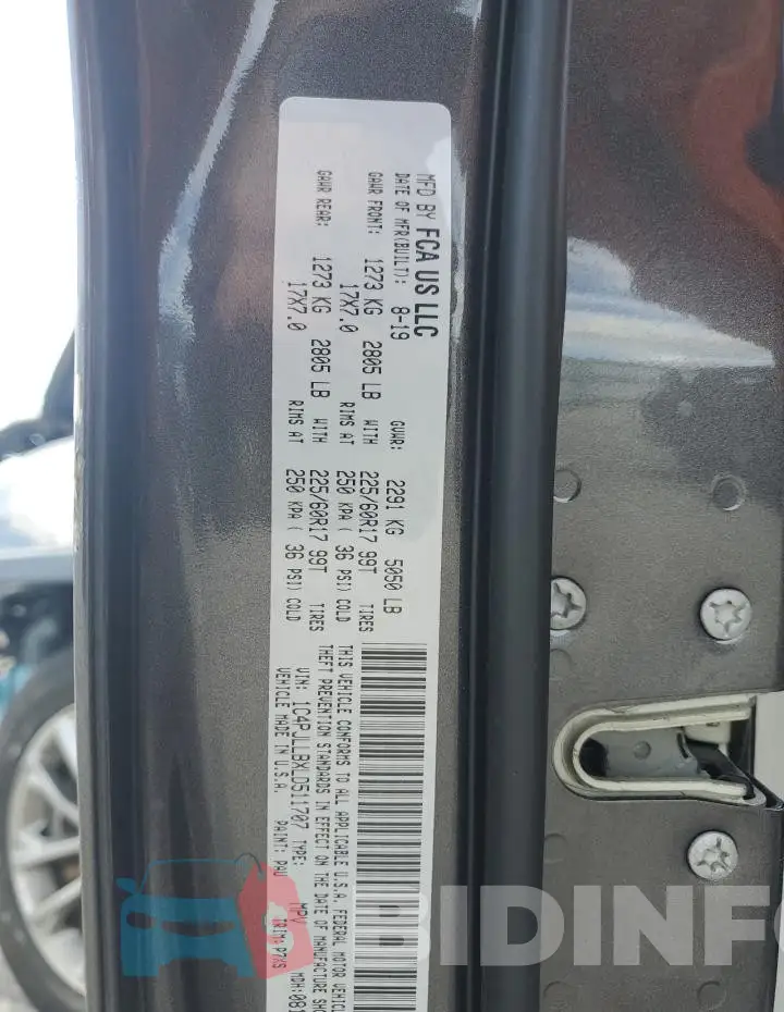 1C4PJLLBXLD511707 Photo# 12