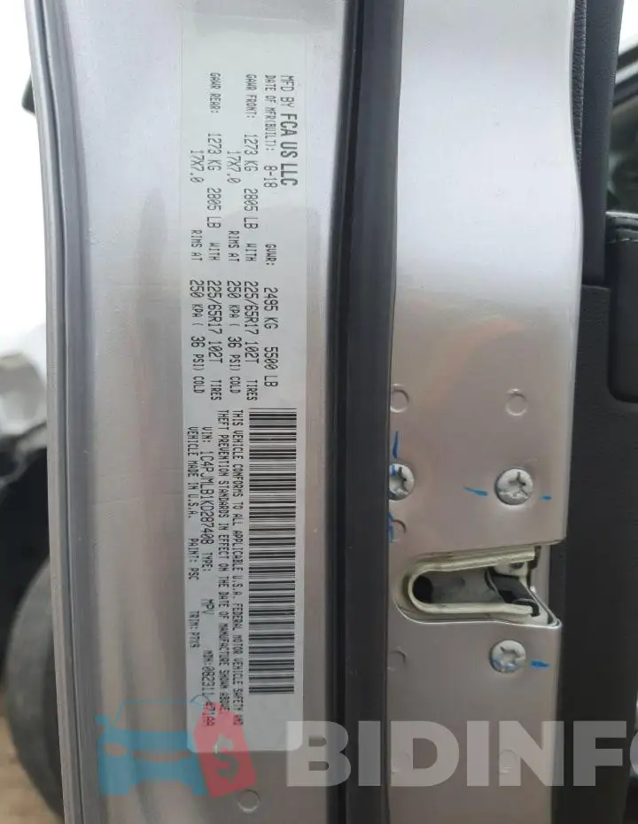 1C4PJMLB1KD287408 Photo# 12