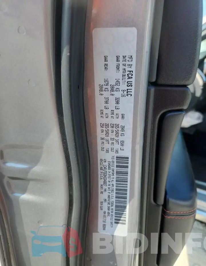 1C4RJFBG9HC646827 Photo# 13