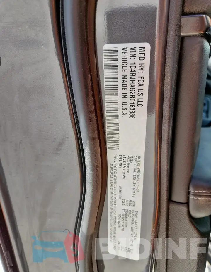 1C4RJHAG2RC163386 Photo# 14