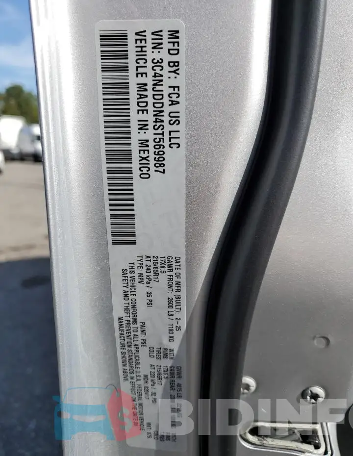 3C4NJDDN4ST569987 Photo# 14