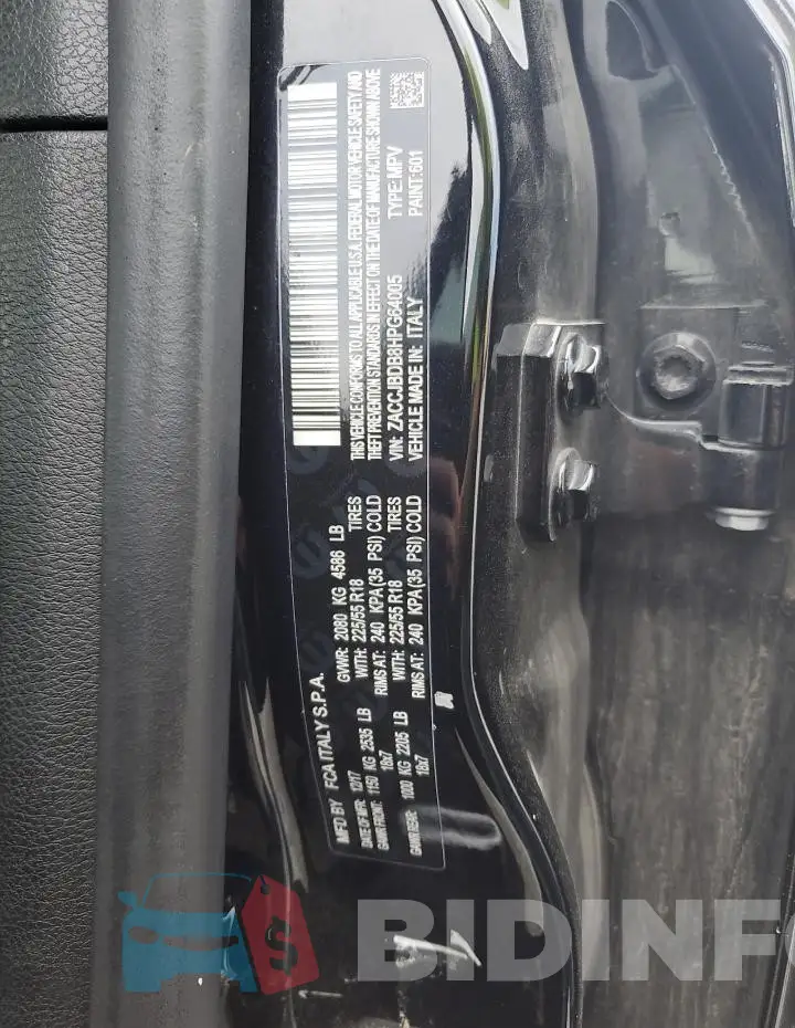 ZACCJBDB8HPG64005 Photo# 12