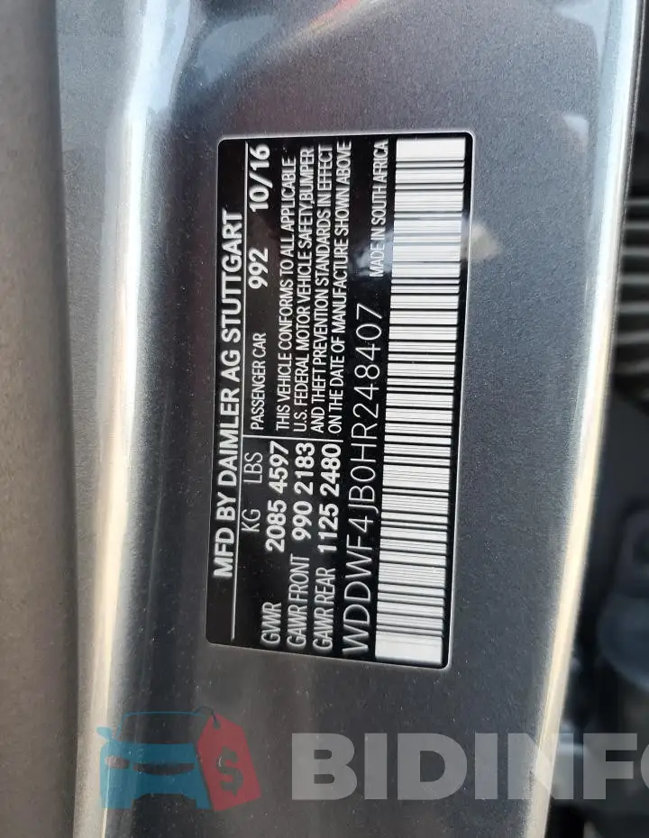 WDDWF4JB0HR248407 Photo# 12