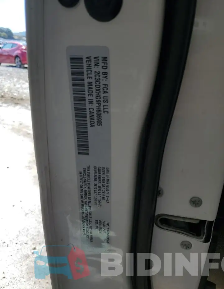 2C3CDXHG9PH606905 Photo# 13