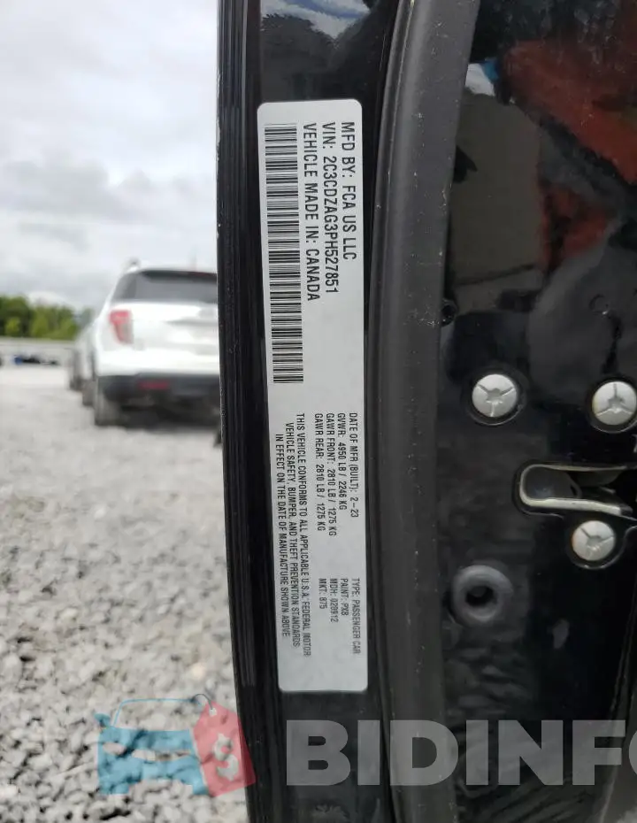 2C3CDZAG3PH527851 Photo# 12