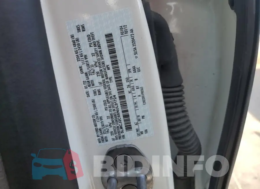 5LMCJ2C9XNUL01724 Photo# 12