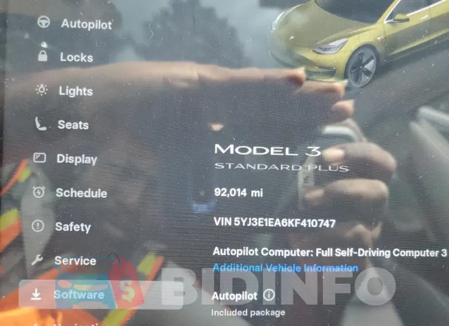 5YJ3E1EA6KF410747 Photo# 9