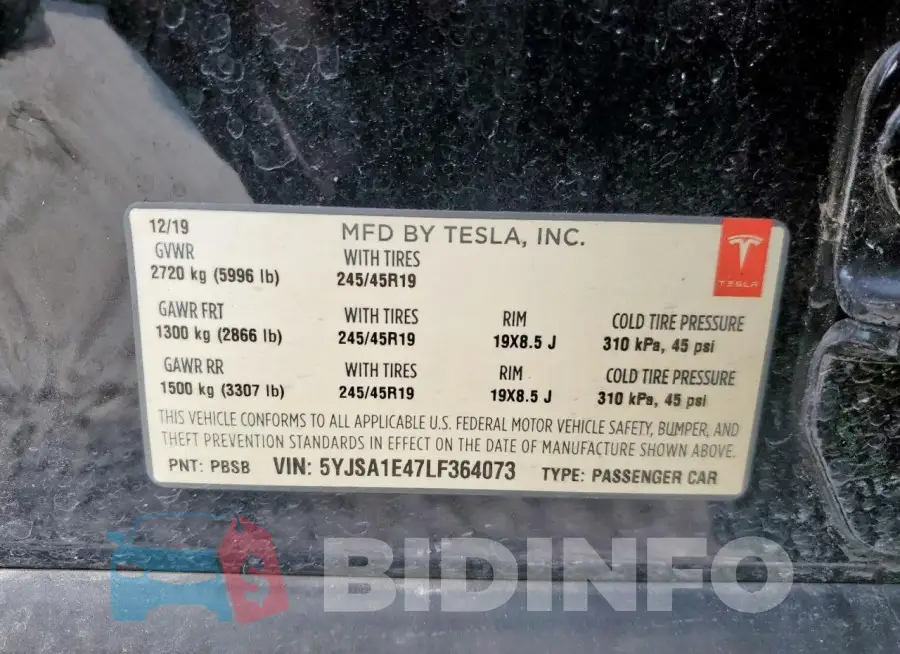 5YJSA1E47LF364073 Photo# 13