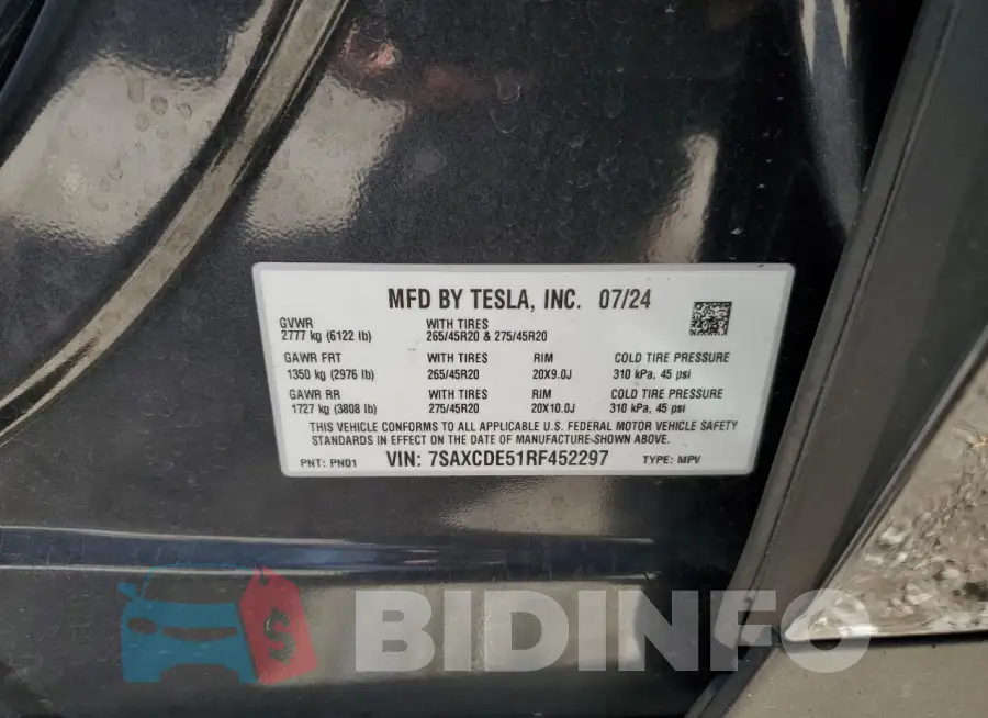 7SAXCDE51RF452297 Photo# 13
