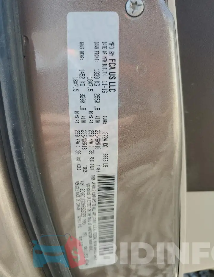2C4RC1EG3HR622328 Photo# 13