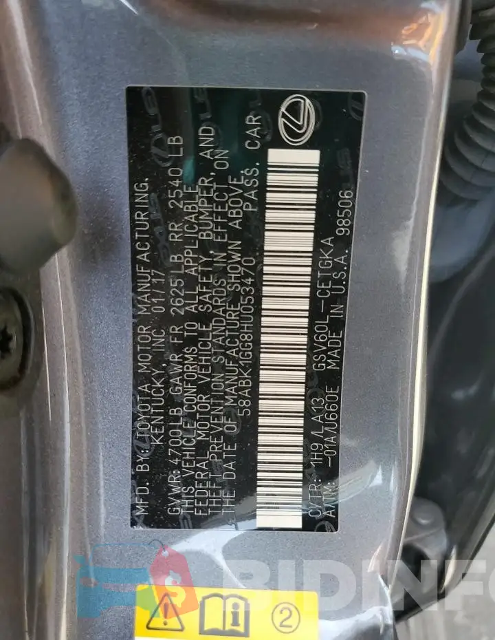 58ABK1GG8HU053470 Photo# 12