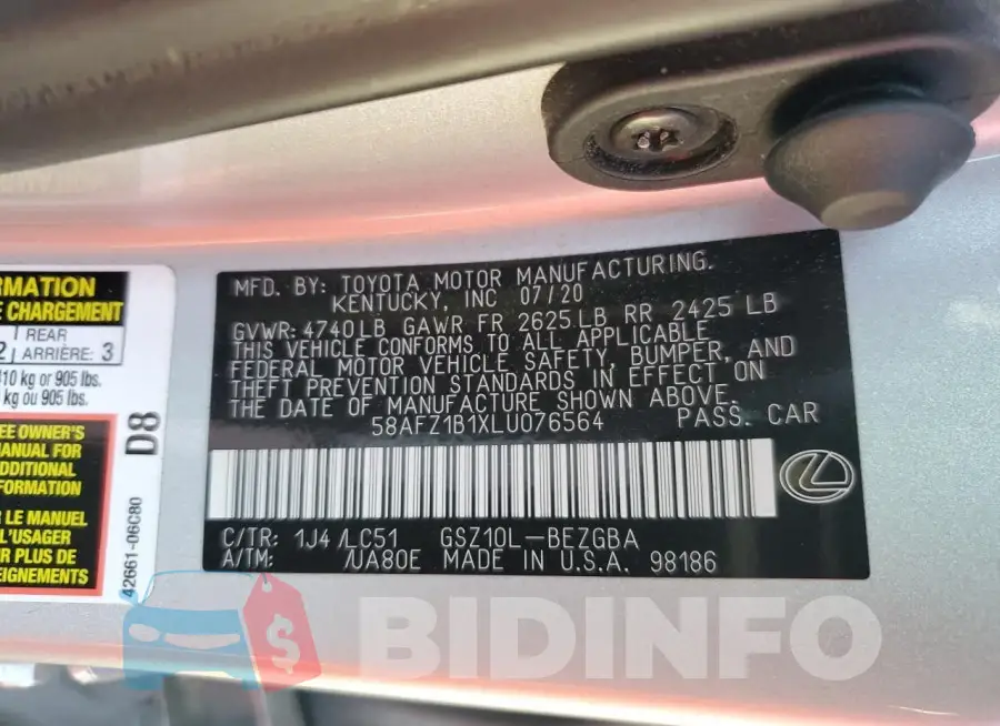 58AFZ1B1XLU076564 Photo# 12