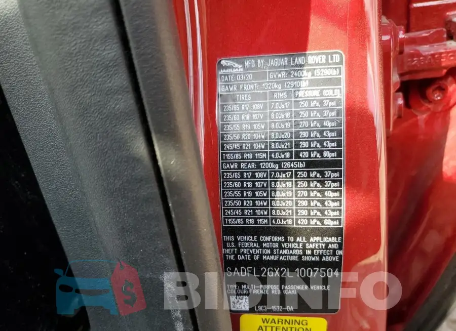 SADFL2GX2L1007504 Photo# 12