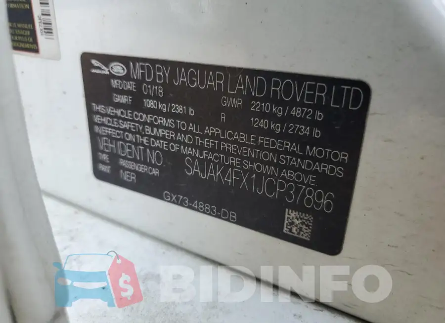 SAJAK4FX1JCP37896 Photo# 12