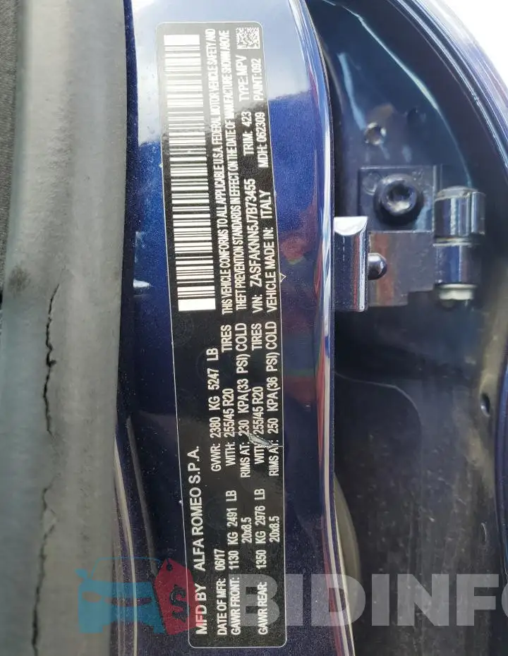 ZASFAKNN5J7B73455 Photo# 12