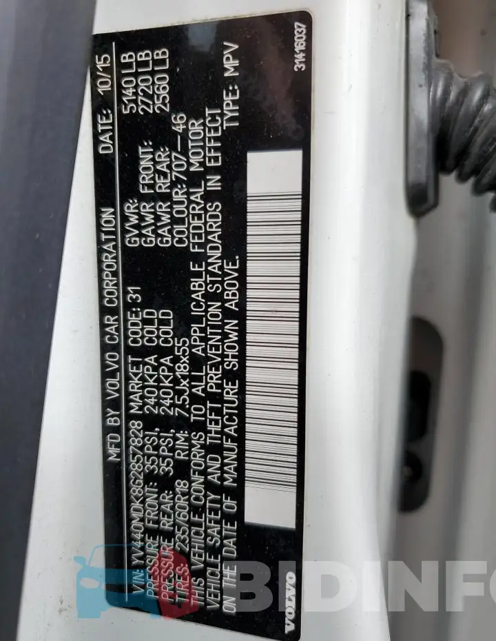 YV440MDK8G2857828 Photo# 13