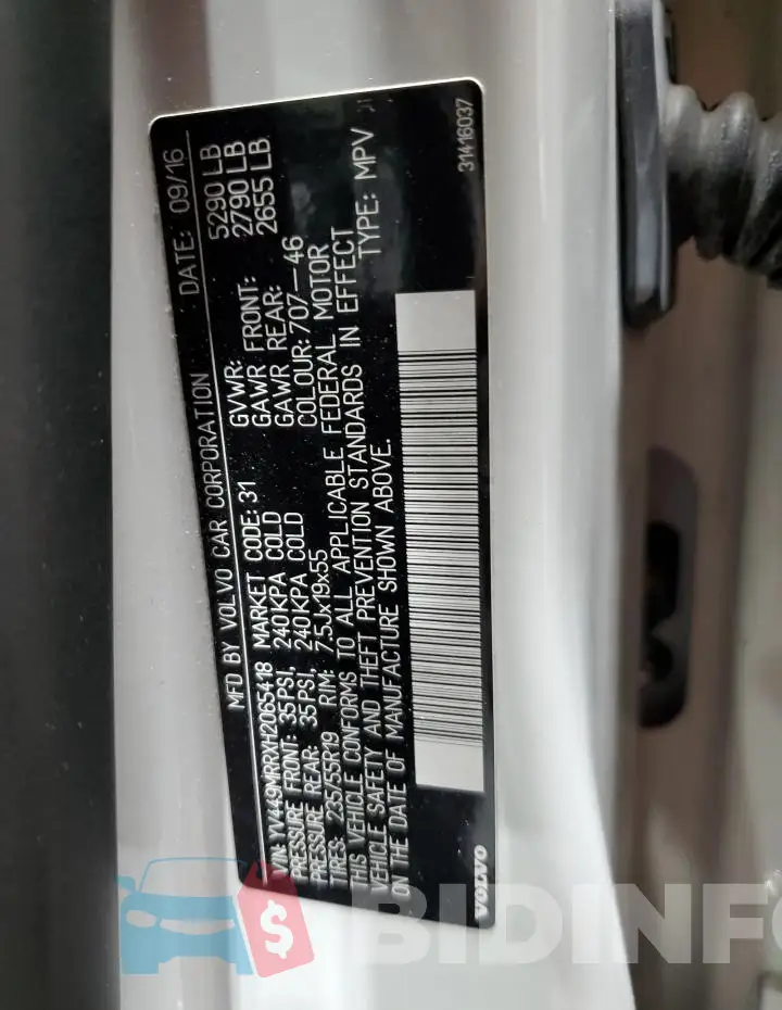 YV449MRRXH2065418 Photo# 14