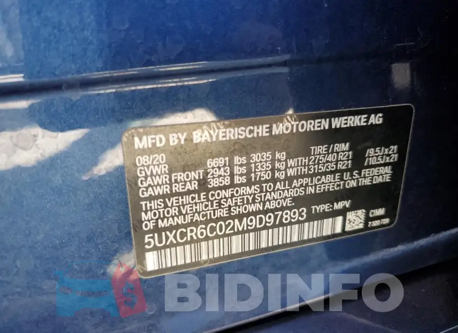 5UXCR6C02M9D97893 Photo# 14