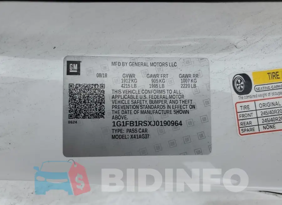 1G1FB1RSXJ0190964 Photo# 13