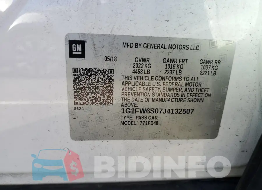 1G1FW6S07J4132507 Photo# 12