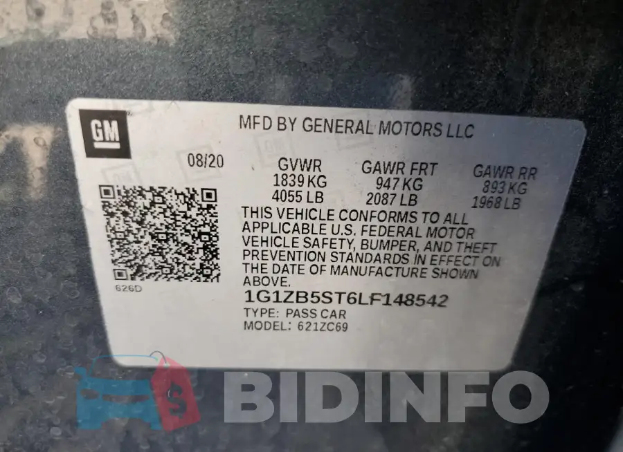 1G1ZB5ST6LF148542 Photo# 12