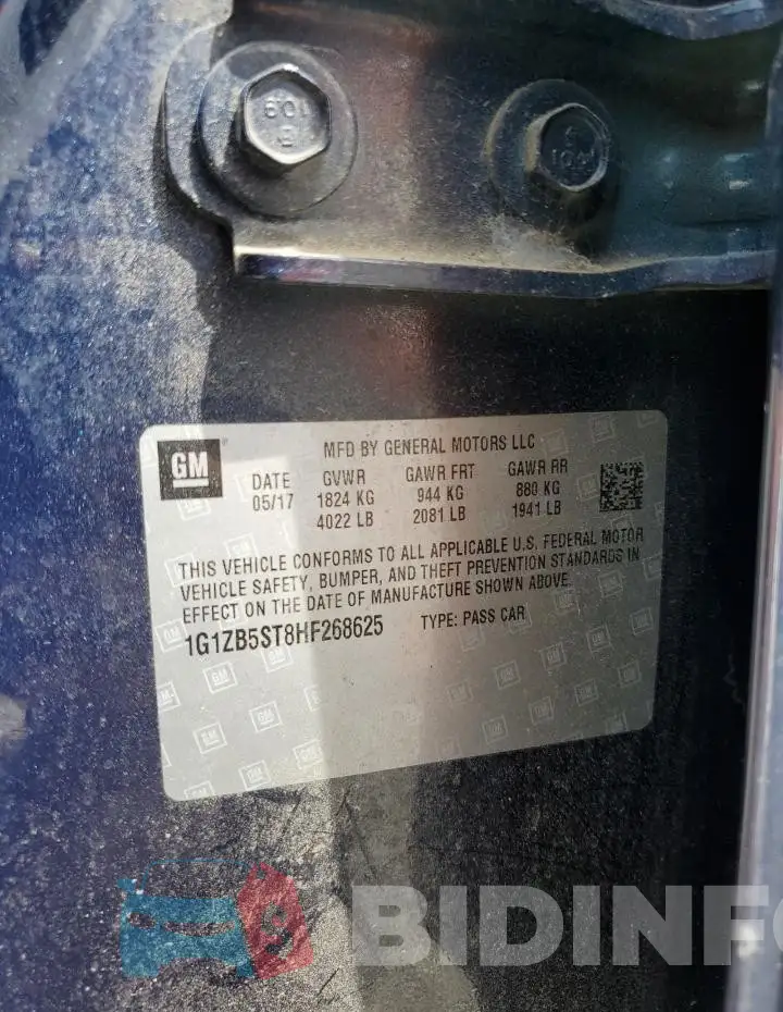1G1ZB5ST8HF268625 Photo# 12