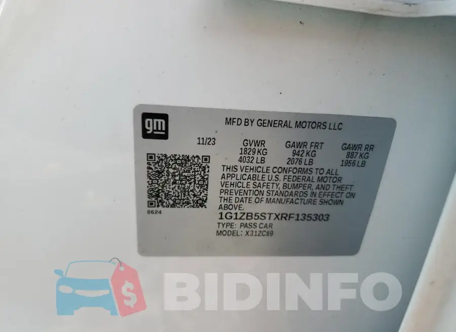 1G1ZB5STXRF135303 Photo# 12