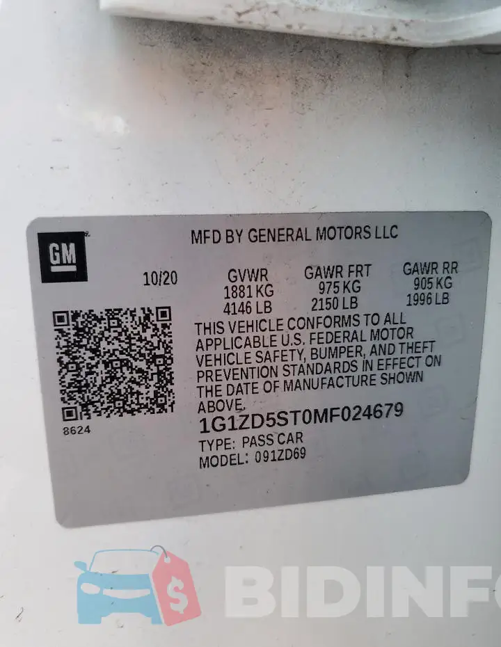 1G1ZD5ST0MF024679 Photo# 12