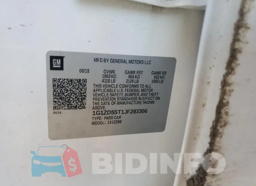 1G1ZD5ST1JF283306 Photo# 12