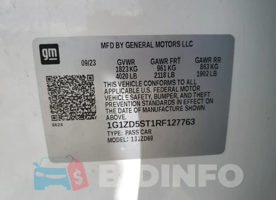 1G1ZD5ST1RF127763 Photo# 13
