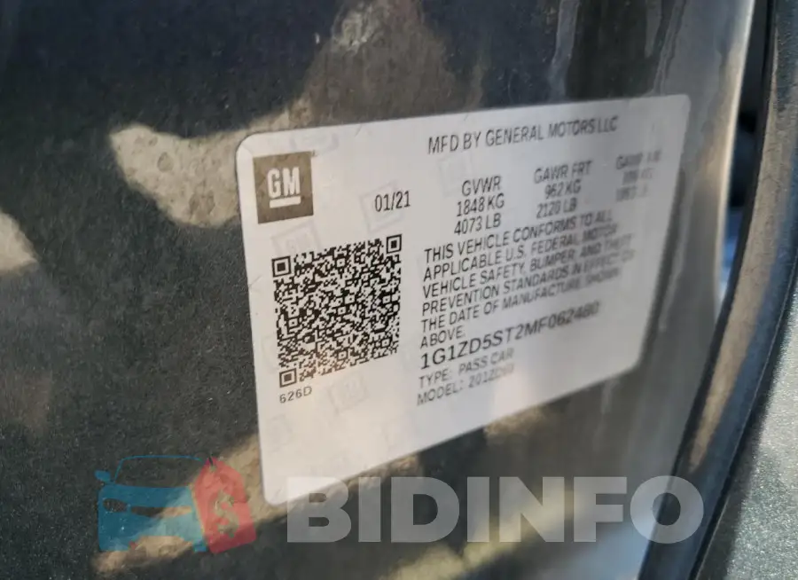 1G1ZD5ST2MF062480 Photo# 13