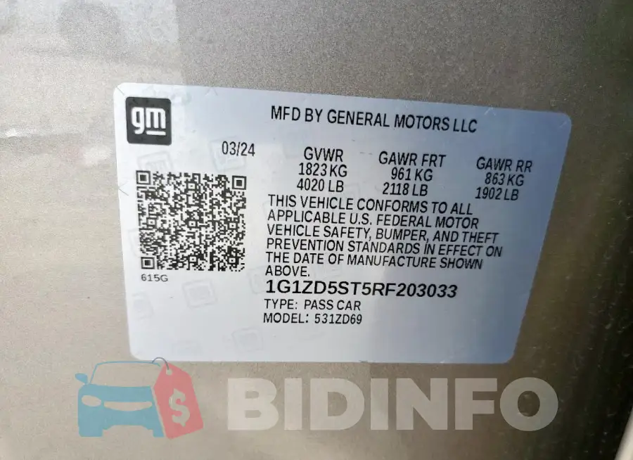 1G1ZD5ST5RF203033 Photo# 12