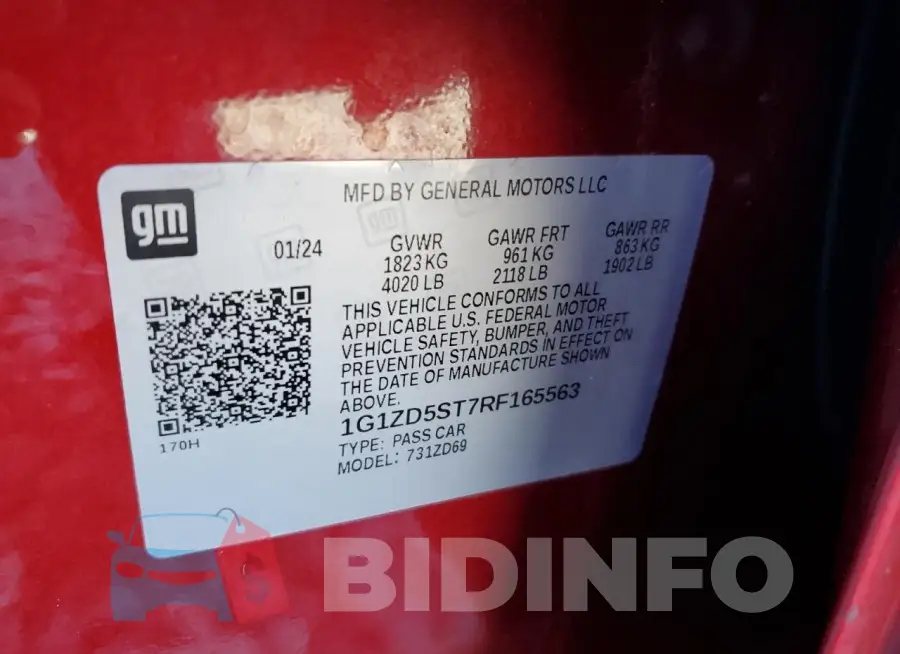 1G1ZD5ST7RF165563 Photo# 13
