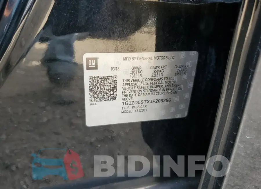 1G1ZD5STXJF206286 Photo# 12