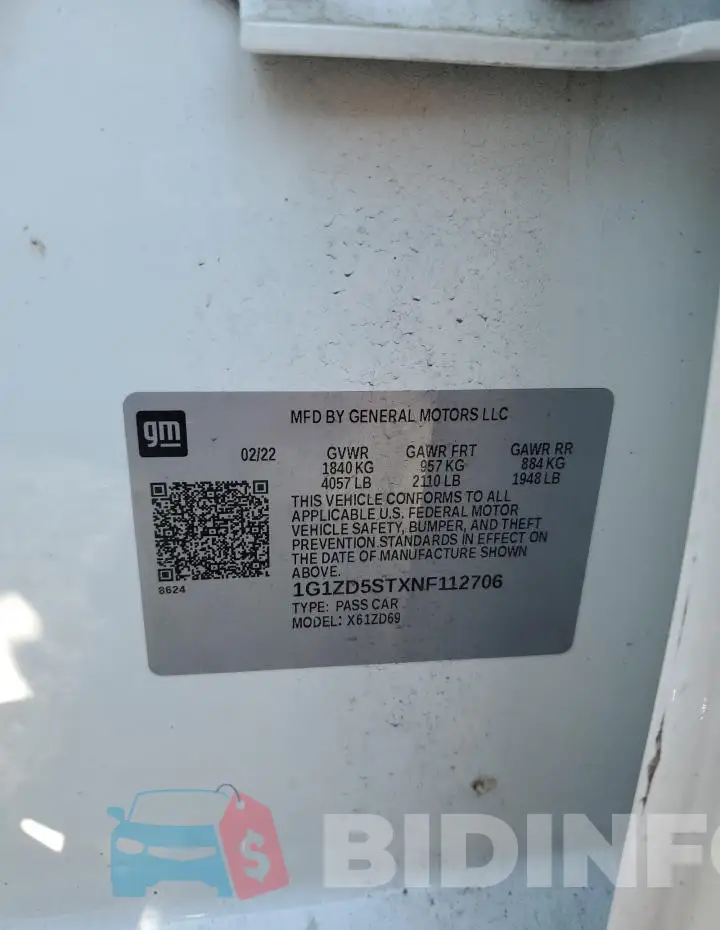 1G1ZD5STXNF112706 Photo# 12