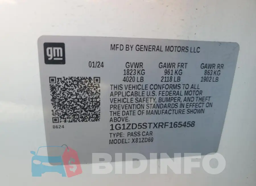 1G1ZD5STXRF165458 Photo# 13