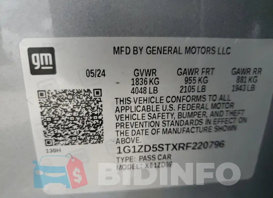 1G1ZD5STXRF220796 Photo# 12