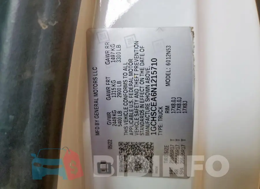 1GCHSCEA6N1215710 Photo# 12