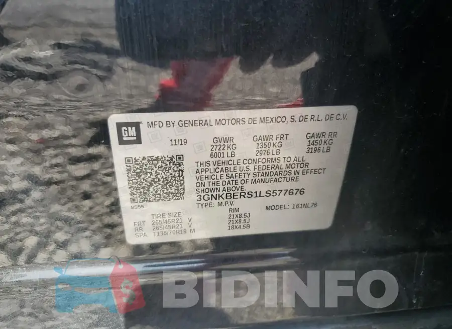 3GNKBERS1LS577676 Photo# 13