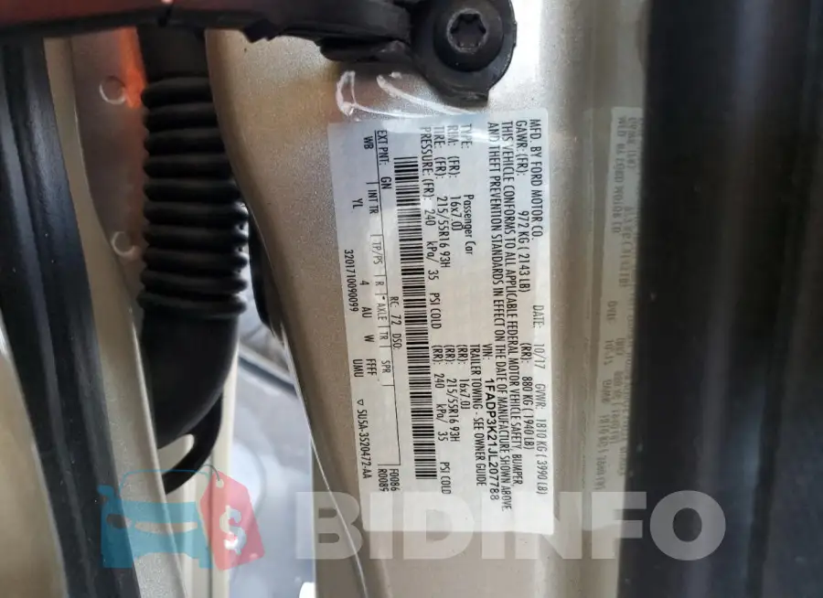 1FADP3K21JL207788 Photo# 12