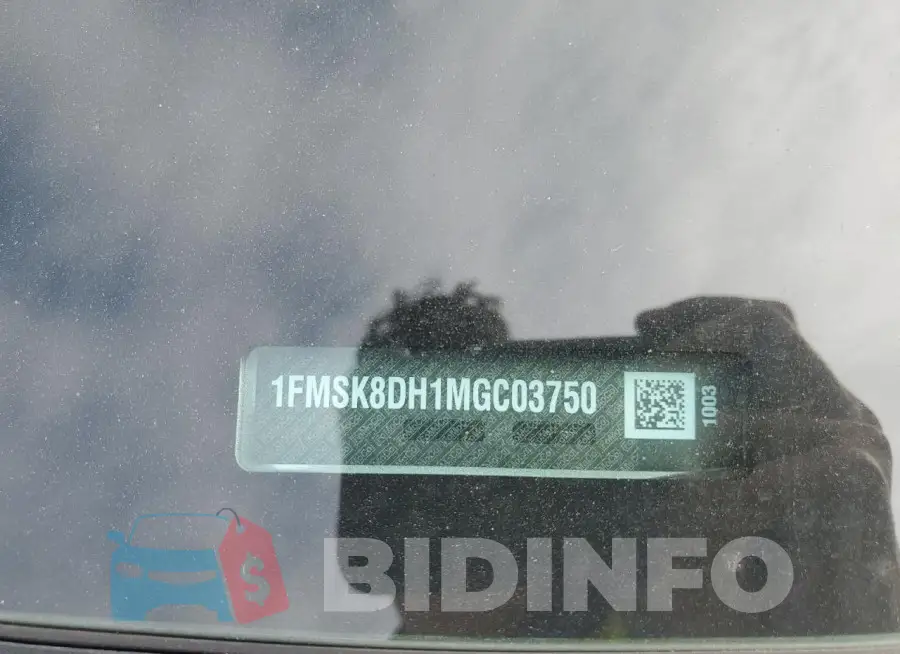 1FMSK8DH1MGC03750 Photo# 13