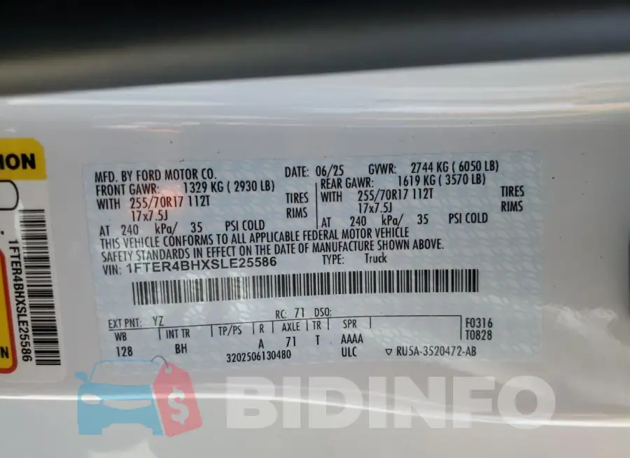 1FTER4BHXSLE25586 Photo# 12
