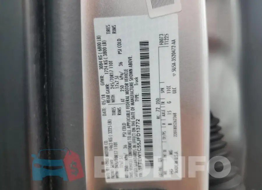 1FTEW1C55JFD13772 Photo# 12